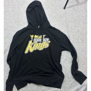 Hustle Fleece Hoodie Men's Size Medium Wheat Kinds Outdoor Pullover Black